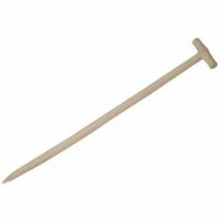 SIENA GARDEN Spatenstiel Gebogen, 110cm Eschenholzstiel