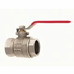 SIENA GARDEN Messing Kugelhahn 19 Mm (¾") Innengewinde Vernickelt