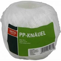 SIENA GARDEN PP-Knäuel 1mm L:80m Knäuel Pflanzen Pflanzzubehör Heimwerker Befestigungen TOP