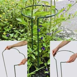 SIENA GARDEN Pflanzenstütze Vollrund 55 Cm Verstellbar