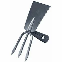 SIENA GARDEN Gartendoppelhacke 3 Zinken Gartengeräte Hacke Grubber Gartenarbeit Garten TOP