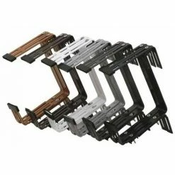 SIENA GARDEN Blumenkastenhalter 3-fach Verstellbar, Weiß