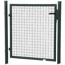 SIENA GARDEN Universal-Gartentor 1000 X 1000 Grün Aktion 50x50 RAL6005 Rundrohr