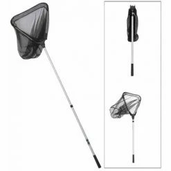 SIENA GARDEN Teleskopkescher, Grobes, Dreieckiges Netz Faltbar