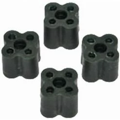 SIENA GARDEN T&T Kupplung Kunststoff 4 Stück Grün