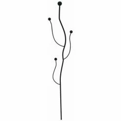 SIENA GARDEN T&T Orchideenstab, Grün Wellenförmig, Mit Kugeln Auf Den Spitzen