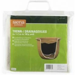 SIENA GARDEN Trennvlies 140 G, 1 X 1 M Farbe: Weiß