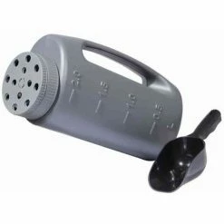 SIENA GARDEN Kleinstreuer Aus Kunststoff Mit Schaufel, Farbe: Anthrazit