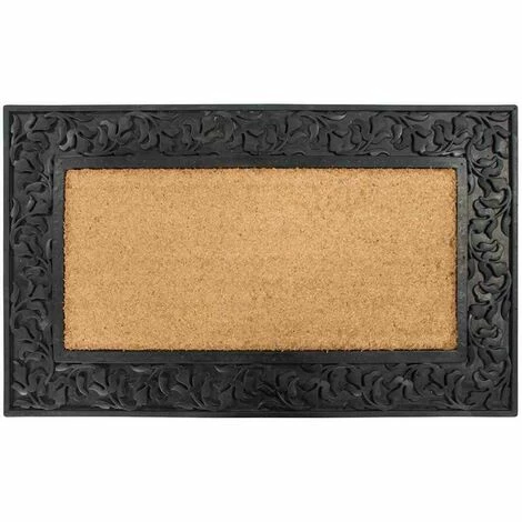 SIENA GARDEN Gummifußmatte Blattwerk eckig 90x55cm Schmutzfangmatte Fußmatte Fußabtreter TOP SIENA GARDEN Gummifußmatte Blattwerk Eckig 90x55cm Schmutzfangmatte Fußmatte Fußabtreter TOP -SIENA GARDEN Shop 20777279 1