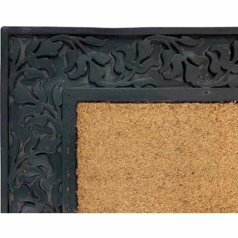 SIENA GARDEN Gummifußmatte Blattwerk eckig 90x55cm Schmutzfangmatte Fußmatte Fußabtreter TOP SIENA GARDEN Gummifußmatte Blattwerk Eckig 90x55cm Schmutzfangmatte Fußmatte Fußabtreter TOP -SIENA GARDEN Shop 20777279 2