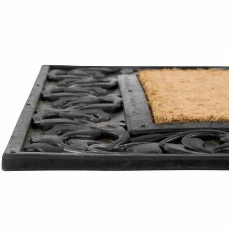 SIENA GARDEN Gummifußmatte Blattwerk eckig 90x55cm Schmutzfangmatte Fußmatte Fußabtreter TOP SIENA GARDEN Gummifußmatte Blattwerk Eckig 90x55cm Schmutzfangmatte Fußmatte Fußabtreter TOP -SIENA GARDEN Shop 20777279 5