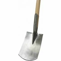 SIENA GARDEN Super-Profi-Spaten Bremer Form, Gr. 1, Doppelfederspaten, 85 Cm Eschen-T-Stiel