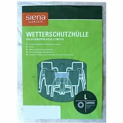 Siena Garden Sitzgruppen Wetter-Schutzhülle Gr.L Ø3,2m Abdeckhaube Abdeckplane