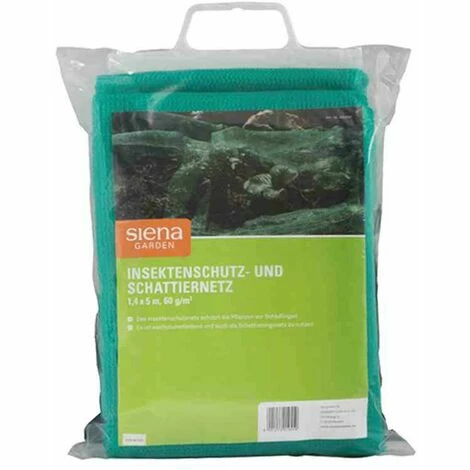 SIENA GARDEN Insektenschutz- Und Schattiernetz 1,4x5m, Farbe: Grün, 60g 3 SIENA GARDEN Insektenschutz- Und Schattiernetz 1,4x5m, Farbe: Grün, 60g