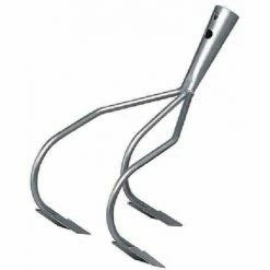 SIENA GARDEN Kultivator 3 Zinken, 15 Cm Hammerschlag-anthrazit