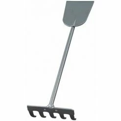 SIENA GARDEN Friedhofsgerät 5 Zinken Hammerschlag-anthrazit