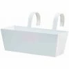 SIENA GARDEN Blumenkasten Eckig, Weiß, 39 X 16,5 X 14,5 Cm Stahlblech, Mit Fest Montierten Haltern 1 SIENA GARDEN Blumenkasten Eckig, Weiß, 39 X 16,5 X 14,5 Cm Stahlblech, Mit Fest Montierten Haltern -SIENA GARDEN Shop 20782531 1
