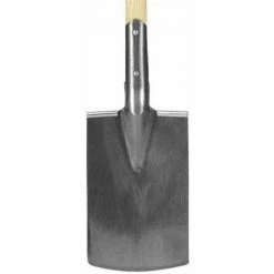 SIENA GARDEN Super-Profi-Spaten Gärtner Form, Gr. 2, Doppelfederspaten, 85 Cm Eschen-T-Stiel