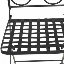 SIENA GARDEN Stella Stapelstuhl Gestell Stahl Schwarz Matt, Fläche Keramik Mehrfarbig -SIENA GARDEN Shop 22736660 5