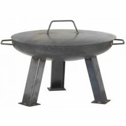 SIENA GARDEN Deckel Zu Feuerschale XXL 55 Cm Ø 57 X 0,2 Cm, Unbehandelter Stahl -SIENA GARDEN Shop 23146533 3