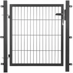 SIENA GARDEN Einstabtor 1000 X 1000 Mm Anthrazit New-System, 250 X 50 4-kant