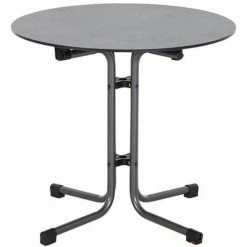 Klapptisch 'Sola', Siena Garden, Anthrazit D: Ca. 80cm