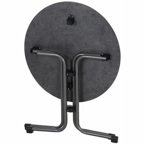 Klapptisch 'Sola', Siena Garden, Anthrazit D: Ca. 80cm 4 Klapptisch 'Sola', Siena Garden, Anthrazit D: Ca. 80cm – Bild 2