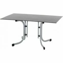 Klapptisch 'Sola', Siena Garden, Anthrazit Ca. 140x80cm