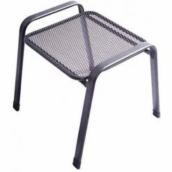 SIENA GARDEN Hocker "Elda Plus" Aus Streckmetall, Eisengrau