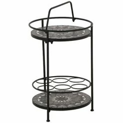 Siena Garden Serviertisch, Como, Matt Schwarz, Ca. 71 X 70 X 35 Cm -SIENA GARDEN Shop 31663624 3