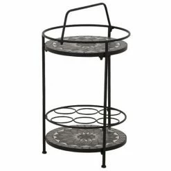 Siena Garden Serviertisch, Como, Matt Schwarz, Ca. 71 X 70 X 35 Cm -SIENA GARDEN Shop 31663624 4