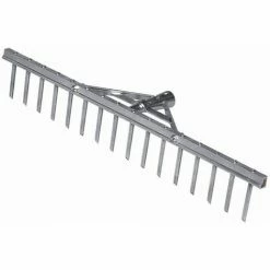 SIENA GARDEN Aluminium-Rechen 16 Zinken Arbeitsbreite 62 Cm