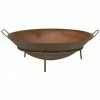 SIENA GARDEN Feuerschale Rusty Ø 70 Cm Gusseisen Rostbraun, Mit Griffen -SIENA GARDEN Shop 40993929 1