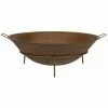 SIENA GARDEN Feuerschale Rusty Ø 80 Cm Gusseisen Rostbraun, Mit Griffen -SIENA GARDEN Shop 40993930 1