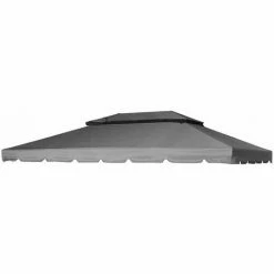 SIENA GARDEN Dachbezug Grau Zu Dubai Pavillon 3x4 Meter, Bezug Aus Polyester, PU-beschichtet, 250g/m² In Grau
