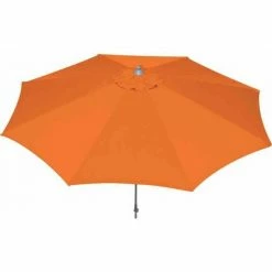 SIENA GARDEN Push Pro Mittelstockschirm Silber/terracotta Ø 300cm Gestell Alu Silber, Streben Stahl, Bezug 100% Polyester, 180g/m² Terra, Lichtschutzfaktor UPF 50+ -SIENA GARDEN Shop 41373533 4