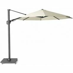 SIENA GARDEN Sunset N+ Ampelschirm Anthrazit/ecru Ø 350cm Gestell Aluminium Anthrazit, Bezug 100% Polyester, 300g/m² In Ecru, PU-beschichtet, UPF 50+ -SIENA GARDEN Shop 41373547 3