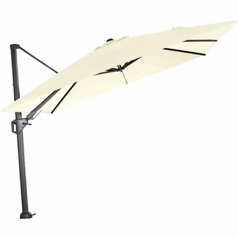 SIENA GARDEN Sunset N+ Ampelschirm anthrazit/ecru 300x300cm Gestell Aluminium anthrazit, Bezug 100% Polyester, 300g/m² in ecru, PU-beschichtet, UPF 50+ SIENA GARDEN Sunset N+ Ampelschirm Anthrazit/ecru 300x300cm Gestell Aluminium Anthrazit, Bezug 100% Polyester, 300g/m² In Ecru, PU-beschichtet, UPF 50+ -SIENA GARDEN Shop 41373549 4