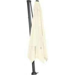 SIENA GARDEN Sunset N+ Ampelschirm Anthrazit/ecru 300x300cm Gestell Aluminium Anthrazit, Bezug 100% Polyester, 300g/m² In Ecru, PU-beschichtet, UPF 50+ 6 SIENA GARDEN Sunset N+ Ampelschirm Anthrazit/ecru 300x300cm Gestell Aluminium Anthrazit, Bezug 100% Polyester, 300g/m² In Ecru, PU-beschichtet, UPF 50+ -SIENA GARDEN Shop 41373549 5