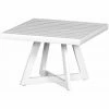 SIENA GARDEN Alexis Lounge Tisch 50x50 Aluminium Matt-weiß Gartentisch Tresentisch Bartisch -SIENA GARDEN Shop 41373567 1