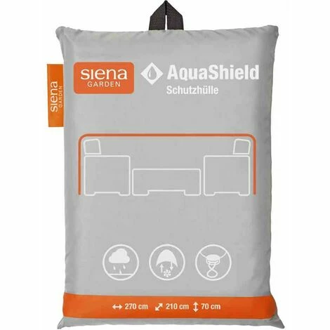 SIENA GARDEN AquaShield Loungehülle 270x210xH70 Cm Hellgrau, 100% Polyester 3 SIENA GARDEN AquaShield Loungehülle 270x210xH70 Cm Hellgrau, 100% Polyester
