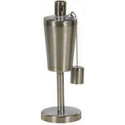 SIENA GARDEN Tischölfackel Dana, Aus Edelstahl, Aluminium Und Fiberglasdocht Ø 9 X 27 Cm, Max. Ölfüllmenge 340 Ml -SIENA GARDEN Shop 41373613 2