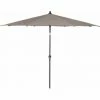 SIENA GARDEN Avio Mittelstockschirm Anthrazit/taupe Ø 300cm Gestell Alu Anthrazit, Streben Stahl, Bezug 100% Polyester, 220g/m² Taupe, Lichtschutzfaktor UPF 50+ -SIENA GARDEN Shop 41373671 1