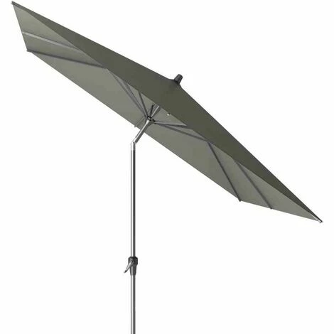 SIENA GARDEN Avio Mittelstockschirm Anthrazit/olive 250x250cm Gestell Alu Anthrazit, Streben Stahl, Bezug 100% Polyester, 220g/m² Olive, Lichtschutzfaktor UPF 50+ 4 SIENA GARDEN Avio Mittelstockschirm Anthrazit/olive 250x250cm Gestell Alu Anthrazit, Streben Stahl, Bezug 100% Polyester, 220g/m² Olive, Lichtschutzfaktor UPF 50+ – Bild 2