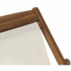 SIENA GARDEN Aviro Beachliege Geölt, Bezug In Ecru Akazie FSC 100% -SIENA GARDEN Shop 41373762 5