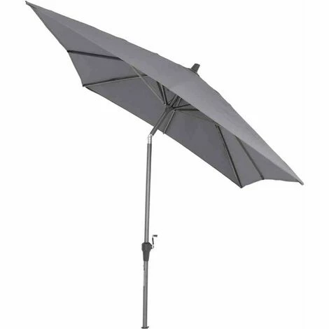 SIENA GARDEN Avio Mittelstockschirm Anthrazit/anthrazit 300x200cm, Gestell Alu Anthrazit, Streben Stahl, Bezug 100% Polyester, 220g/m² Anthrazit, Lichtschutzfaktor UPF 50+ 5 SIENA GARDEN Avio Mittelstockschirm Anthrazit/anthrazit 300x200cm, Gestell Alu Anthrazit, Streben Stahl, Bezug 100% Polyester, 220g/m² Anthrazit, Lichtschutzfaktor UPF 50+ – Bild 3