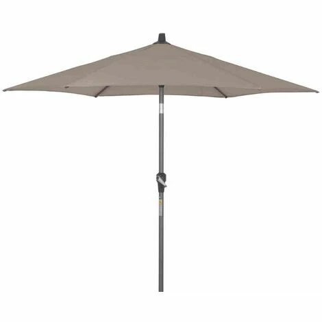 SIENA GARDEN Avio Mittelstockschirm Anthrazit/taupe Ø 250cm Gestell Alu Anthrazit, Streben Stahl, Bezug 100% Polyester, 220g/m² Taupe, Lichtschutzfaktor UPF 50+ 4 SIENA GARDEN Avio Mittelstockschirm Anthrazit/taupe Ø 250cm Gestell Alu Anthrazit, Streben Stahl, Bezug 100% Polyester, 220g/m² Taupe, Lichtschutzfaktor UPF 50+ – Bild 2