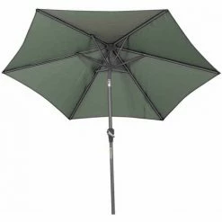 SIENA GARDEN Avio Mittelstockschirm Anthrazit/olive Ø 250cm Gestell Alu Anthrazit, Streben Stahl, Bezug 100% Polyester, 220g/m² Olive, Lichtschutzfaktor UPF 50+ -SIENA GARDEN Shop 41373830 3