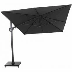 SIENA GARDEN Sunset N+ Ampelschirm Anthrazit/anthrazit 350x260cm Gestell Aluminium Anthrazit, Bezug 100% Polyester, 300g/m² In Anthrazit, PU-beschichtet, UPF 50+ -SIENA GARDEN Shop 41373833 4