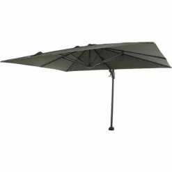 SIENA GARDEN Sunset N+ Ampelschirm Anthrazit/olive 350x260cm Gestell Aluminium Anthrazit, Bezug 100% Polyester, 300g/m² In Olive, PU-beschichtet, UPF 50+